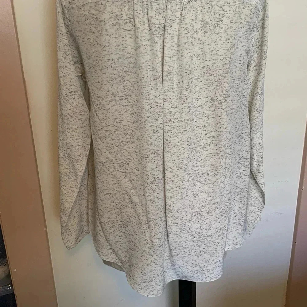 REBECCA TAYLOR EUC Silk Melange Print Blouse Top - Picture 4 of 7